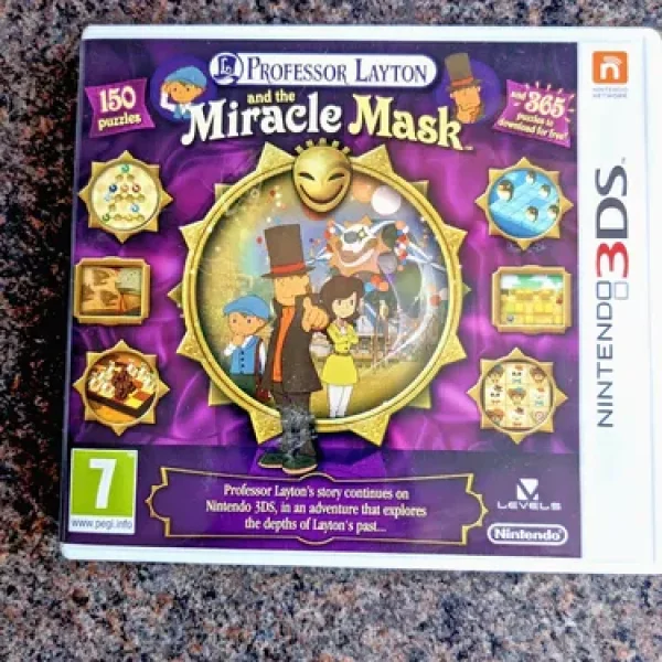 Professor Layton and the Miracle Mask 3DS Game