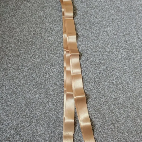 Two-faced santin ribbon