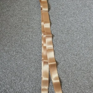 Two-faced santin ribbon