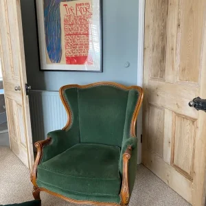 Heavy comfortable French armchair