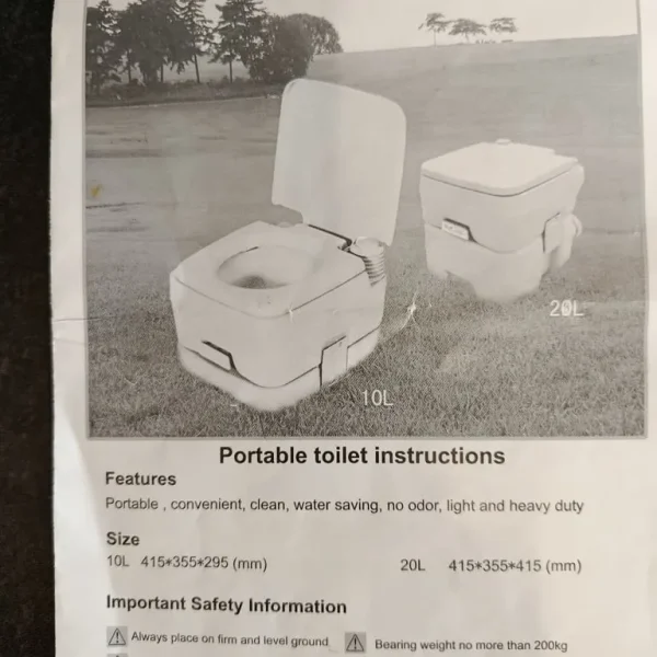 Camping toilet