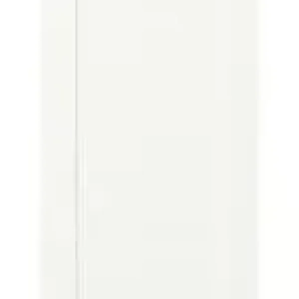 2 x White Closed Louvre Doors