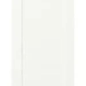 2 x White Closed Louvre Doors