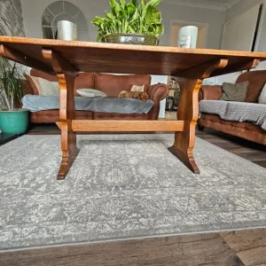 Solid oak refectory table - Image 5