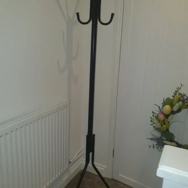 Black coat stand