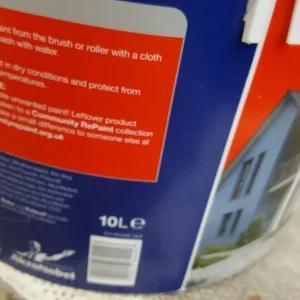 10L Dulux Weathershield Smooth Masonry Paint – Pure Brilliant White - Image 2