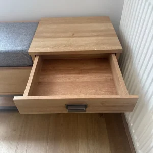 Shoe storage and seat with two drawers - Image 2