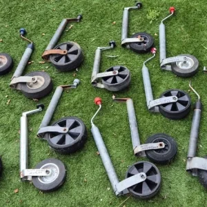 Jockey wheels for caravan or trailer