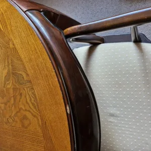 solid wood dining table and 6 chairs - Image 7