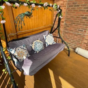 3-Seater Garden Swing Seat - Image 4