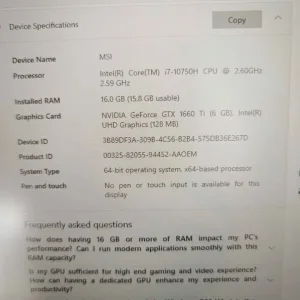 Gaming laptop 17 inch - Image 5