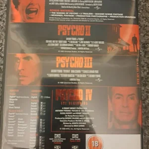 Psycho 1-4 Collection dvd - Image 2