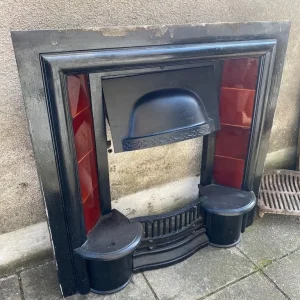 Cast iron fireplace
