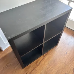 Black IKEA book stand