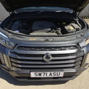 2021 SSANGYONG SARACEN Diesel Pickup – Front and Side Damage, Starts, Salvage Repairable - Image 7