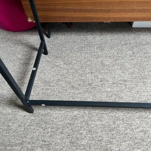 Black Tempered Glass Console Table - Image 4