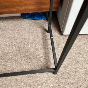 Black Tempered Glass Console Table - Image 5
