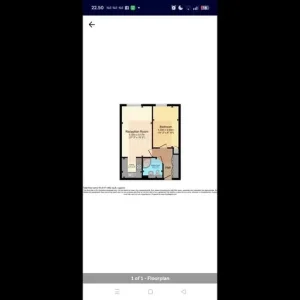 1 bedroom flat with lift and modern bathroom - Image 2