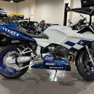 2002 BMW R1100S Boxer Cup Sport Tourer in Randy Mamola Insignia Blue and White - Image 2