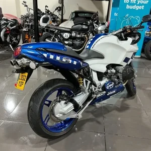 2002 BMW R1100S Boxer Cup Sport Tourer in Randy Mamola Insignia Blue and White - Image 3