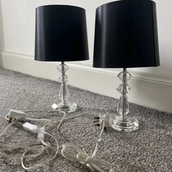 Two matching lamps