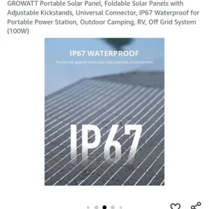 100watt folding solar panels - Image 2
