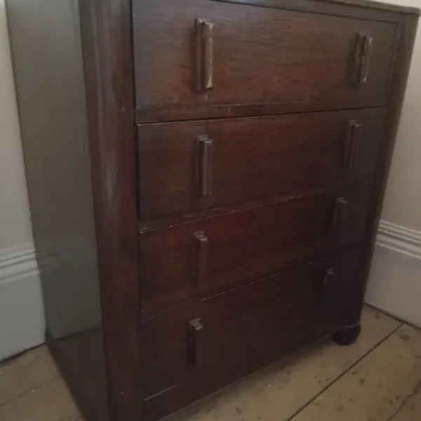 Vintage oak chest of drawers