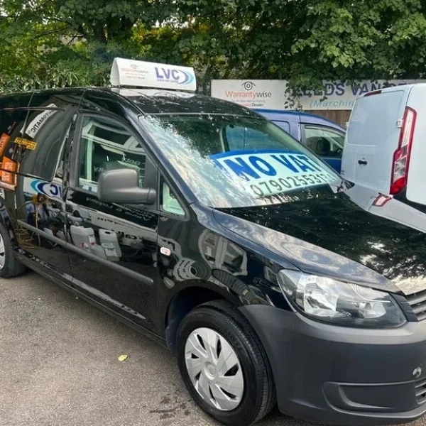 Volkswagen Caddy C20 TDI Maxi Black Van with Electric Windows and Mirrors