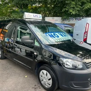 Volkswagen Caddy C20 TDI Maxi Black Van with Electric Windows and Mirrors