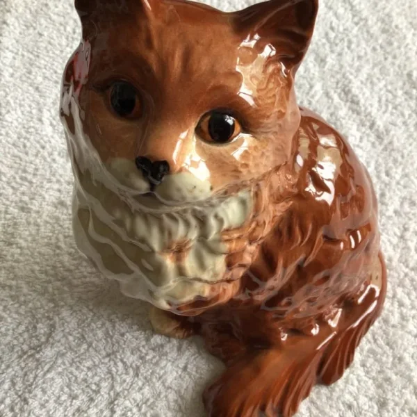 Vintage Beswick Ceramic Ginger Cat Model 1867