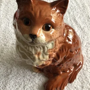 Vintage Beswick Ceramic Ginger Cat Model 1867
