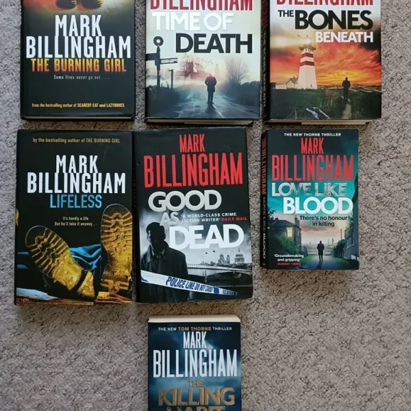 Mark Billingham books 5 x hardbacks & 2 x paperbacks