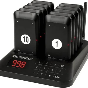 Retekess TD157 Pager System with 10 Pagers