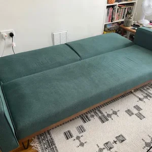 MADE Warner Alpine Green 3 seater sofa bed - Image 2