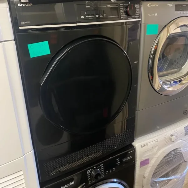 📲BLACK SHARP 8KG CAPACITY CONDENSER TUMBLE DRYER