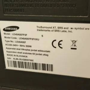 Samsung 40" TV LE40A557P2F - Image 2