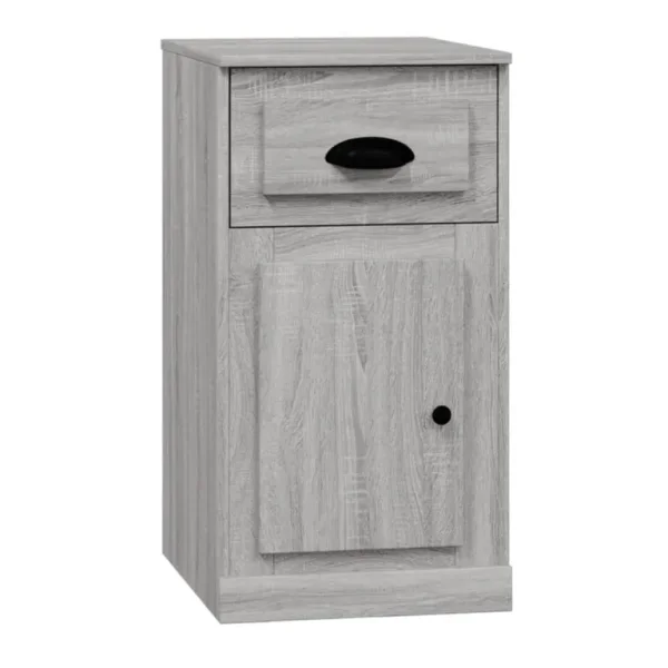 Side Cabinet with Drawer Grey Sonoma 40x50x50 cm
