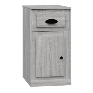Side Cabinet with Drawer Grey Sonoma 40x50x50 cm