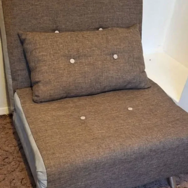 Chair bed, foldable, good condition