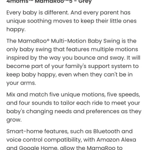 4MOMS mamaroo baby swing - Image 7