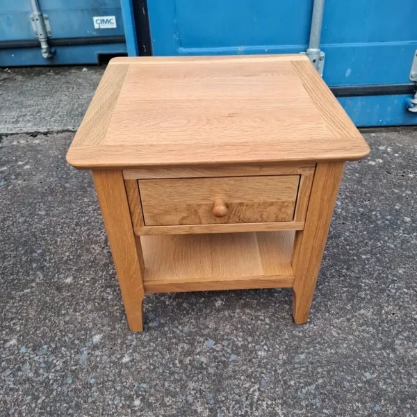 Oak bedside table