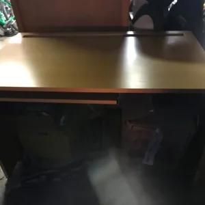 Light brown computer desk