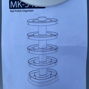 5 Tier Nail Varnish Rotating Rack