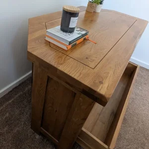 Solid Oak TV Cabinet - Image 4