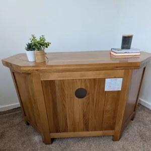 Solid Oak TV Cabinet - Image 5
