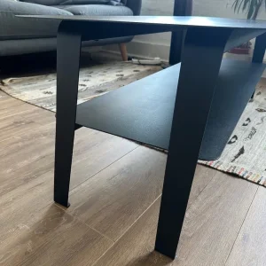 Black metal coffee table - Image 3