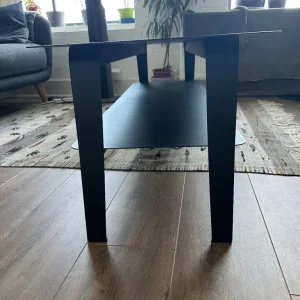 Black metal coffee table - Image 4