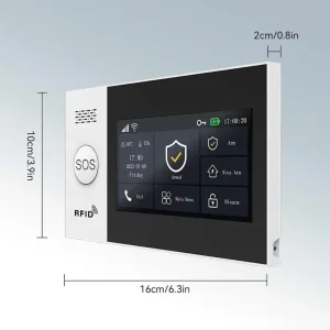 Wireless Smart Home Security System with Touchscreen and WiFi - Image 2