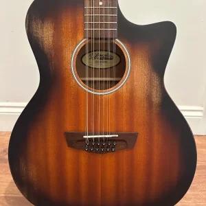 D'Angelico 12-string Grand Auditorium Aged Mahogany - Image 3