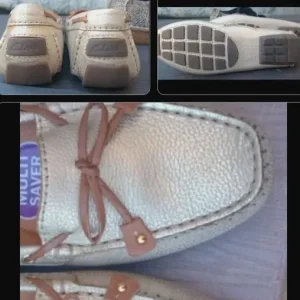 Clarks Loafer Metallic Leather Shoe 37.5